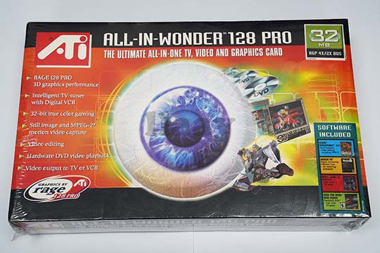 ATI All-in-Wonder 128 Pro 32MB 显示卡（ATI Rage 128 Pro芯片）